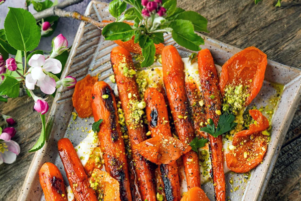 Harissa Roasted Carrots